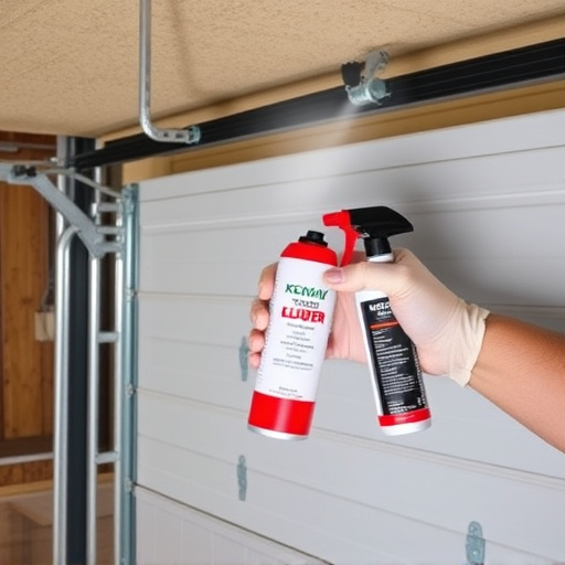 how to lubricate garage door rollers and hinges safely