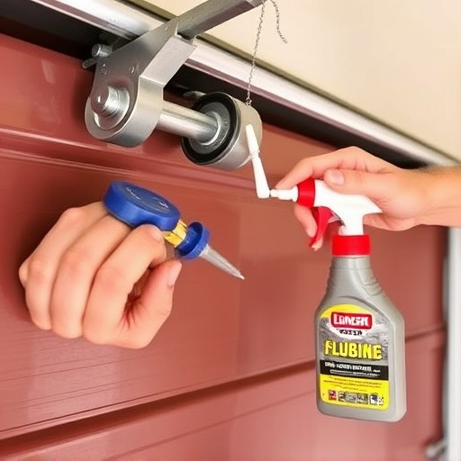 how to lubricate garage door rollers and hinges safely