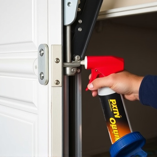 how to lubricate garage door rollers and hinges safely