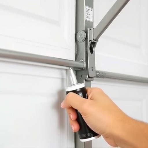 how to lubricate garage door rollers and hinges safely
