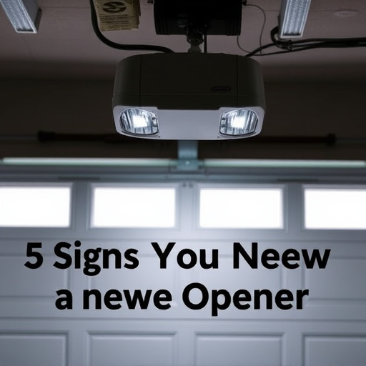 signs you need a new garage door opener
