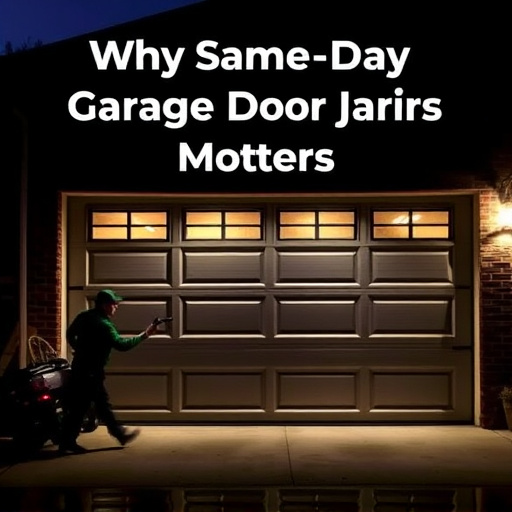 why same-day garage door repair service matters