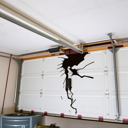 common causes of broken garage door tracks and rollers