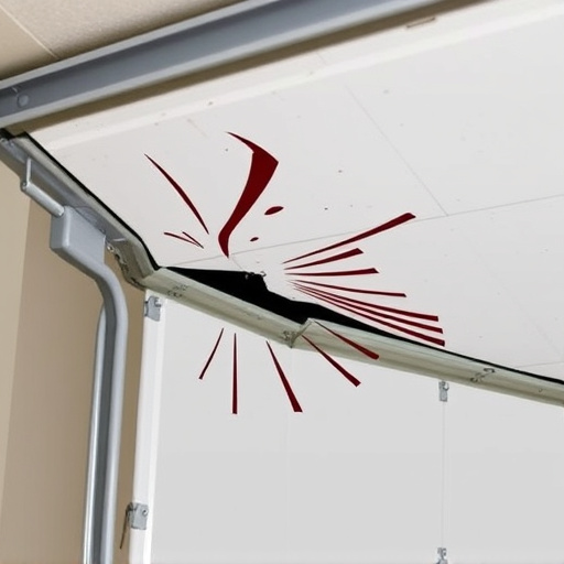 common causes of broken garage door tracks and rollers