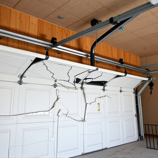 common causes of broken garage door tracks and rollers