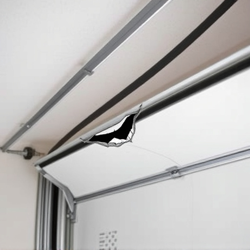 common causes of broken garage door tracks and rollers