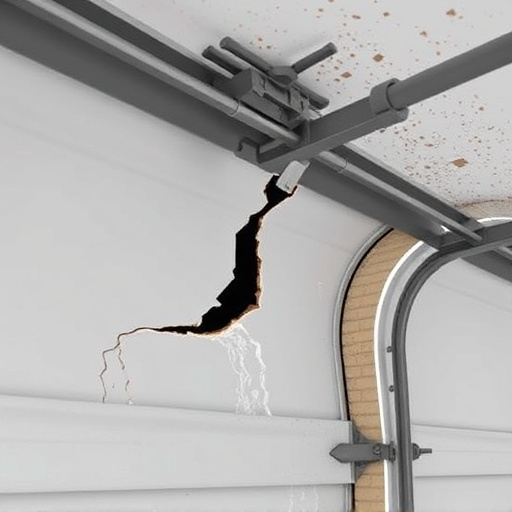 common causes of broken garage door tracks and rollers