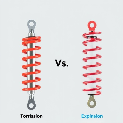 difference between torsion and extension springs explained