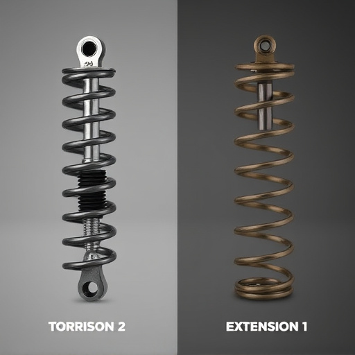 difference between torsion and extension springs explained