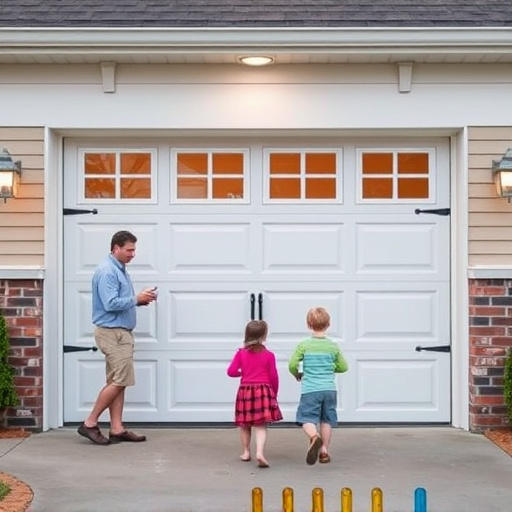 garage door safety tips for families with children