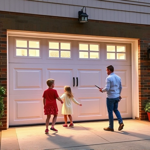 garage door safety tips for families with children