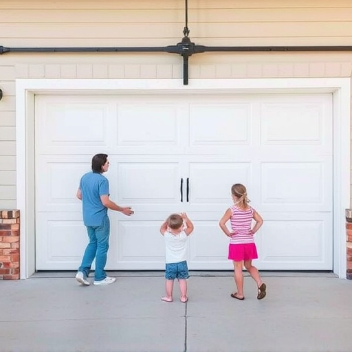 garage door safety tips for families with children