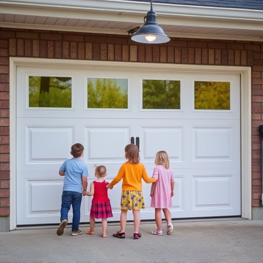 garage door safety tips for families with children