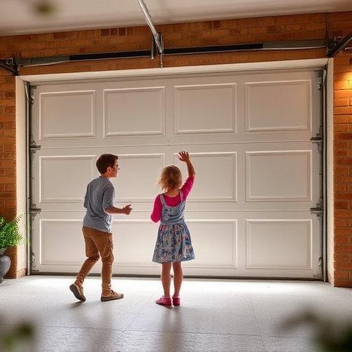 garage door safety tips for families with children
