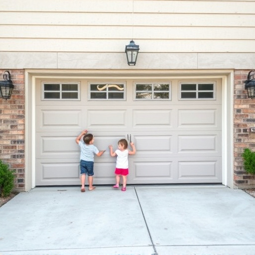 garage door safety tips for families with children