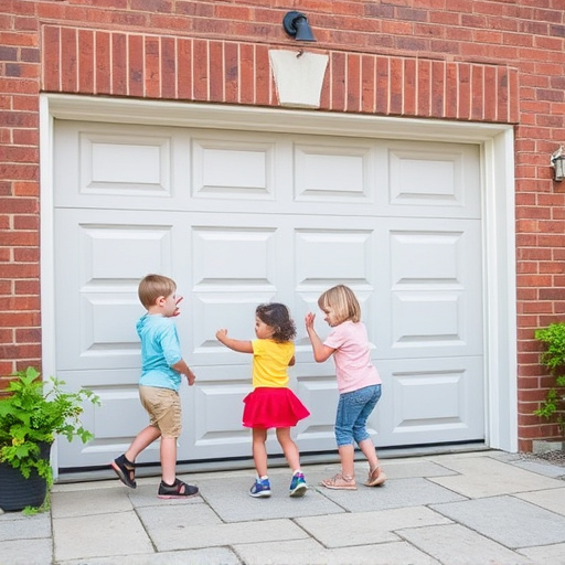 garage door safety tips for families with children
