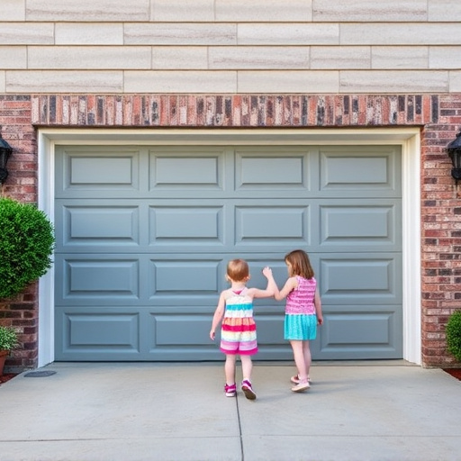 garage door safety tips for families with children