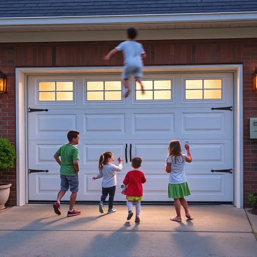 garage door safety tips for families with children