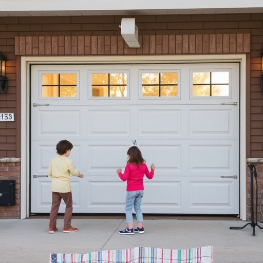 garage door safety tips for families with children