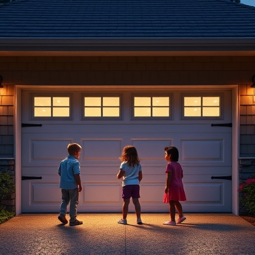 garage door safety tips for families with children