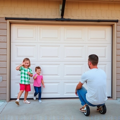 garage door safety tips for families with children