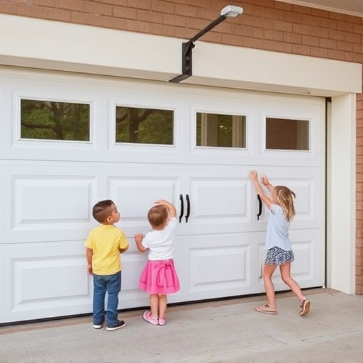 garage door safety tips for families with children