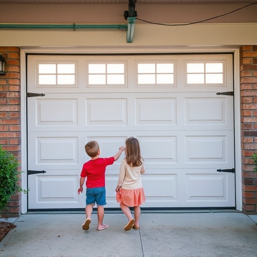 garage door safety tips for families with children