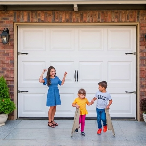 garage door safety tips for families with children