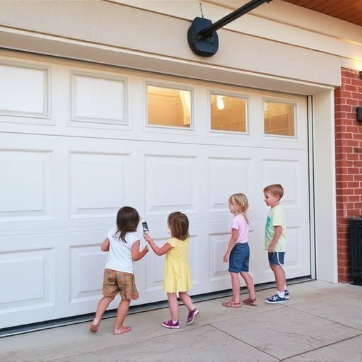 garage door safety tips for families with children