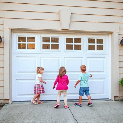 garage door safety tips for families with children