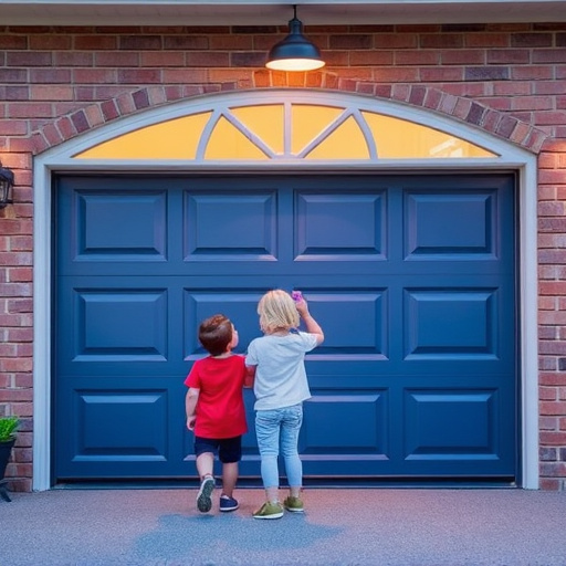 garage door safety tips for families with children