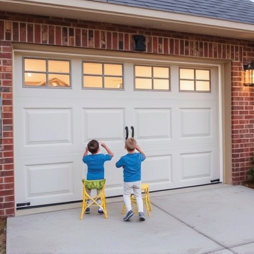 garage door safety tips for families with children