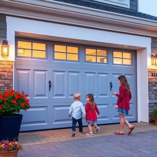 garage door safety tips for families with children