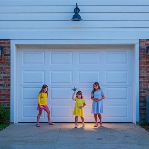 garage door safety tips for families with children
