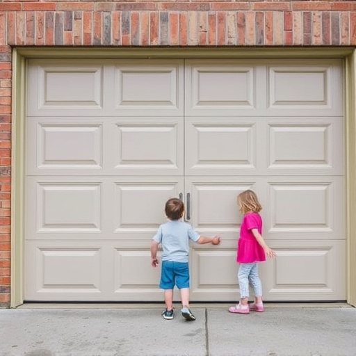 garage door safety tips for families with children