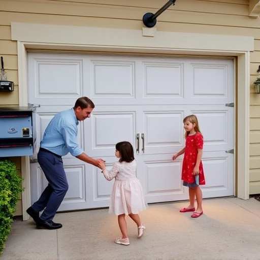 garage door safety tips for families with children