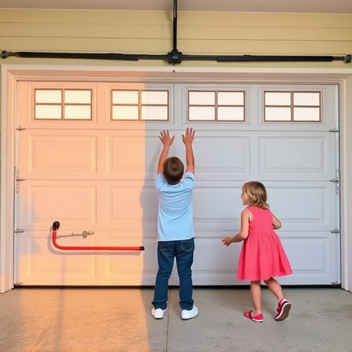 garage door safety tips for families with children