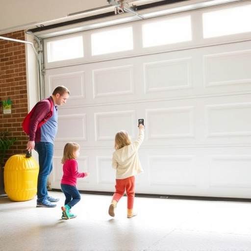 garage door safety tips for families with children