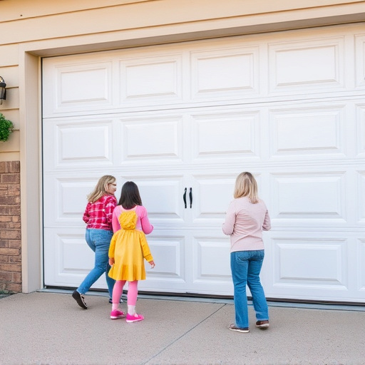 garage door safety tips for families with children