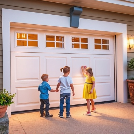 garage door safety tips for families with children