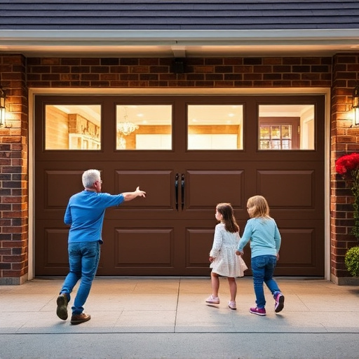 garage door safety tips for families with children