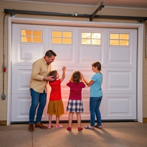 garage door safety tips for families with children