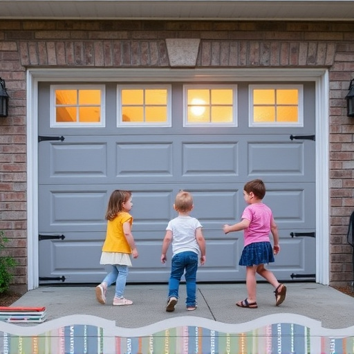 garage door safety tips for families with children