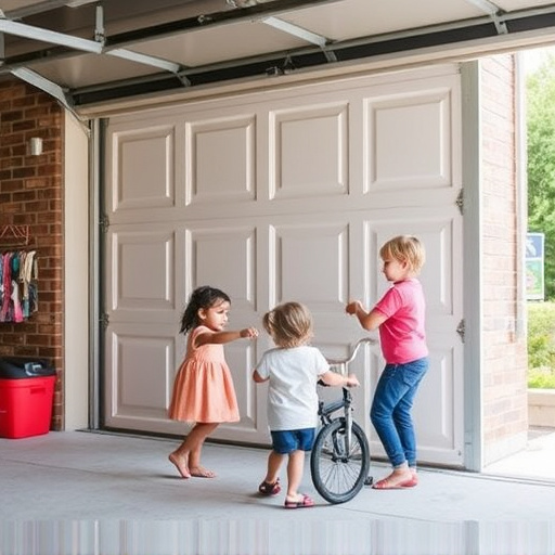 garage door safety tips for families with children