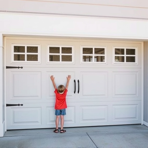 garage door safety tips for families with children