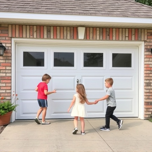 garage door safety tips for families with children