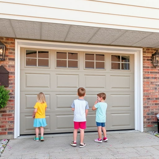 garage door safety tips for families with children