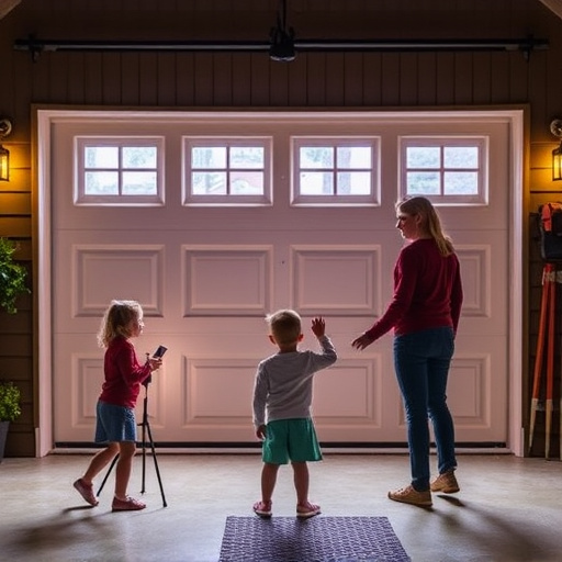 garage door safety tips for families with children