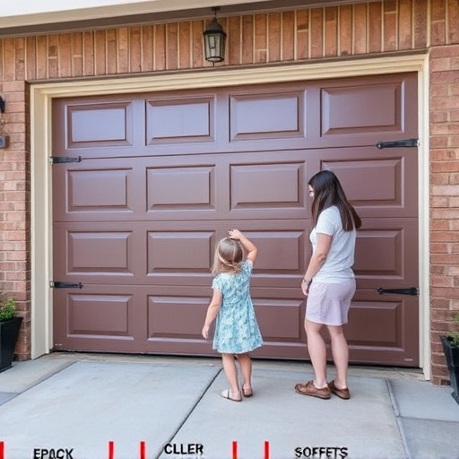 garage door safety tips for families with children