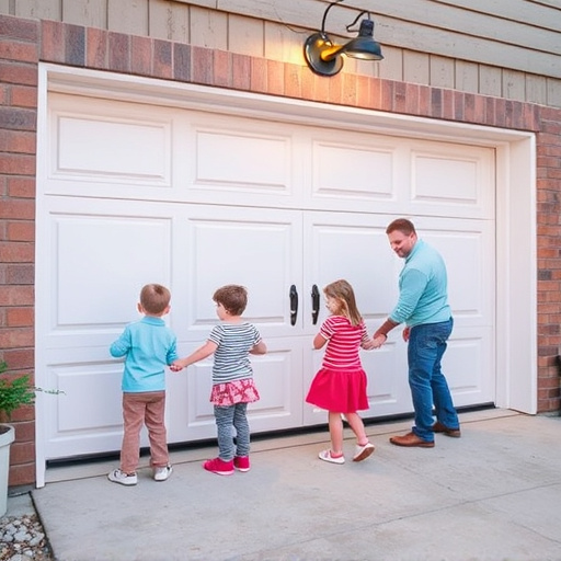 garage door safety tips for families with children